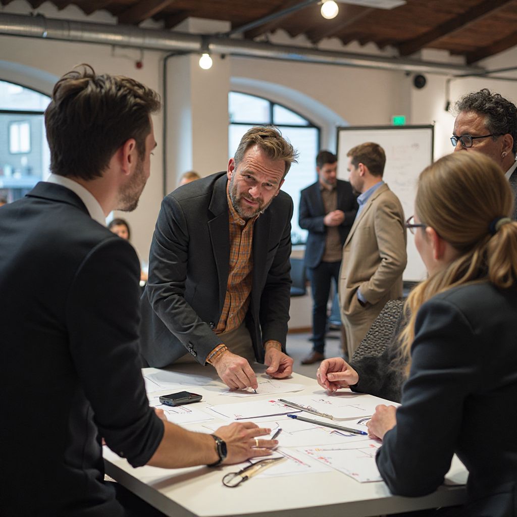 Client consultation meeting