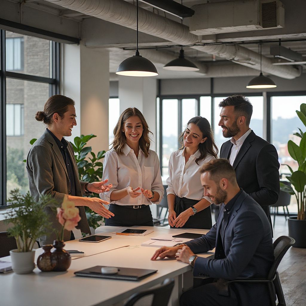 Professional event planning team